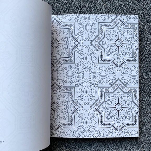 Stress Less Adult Coloring Book - Mosaic Patterns - Brand New - Picture 13 of 14